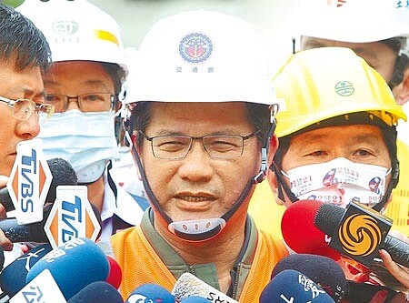 交通部長 林佳龍(鄭任南攝)