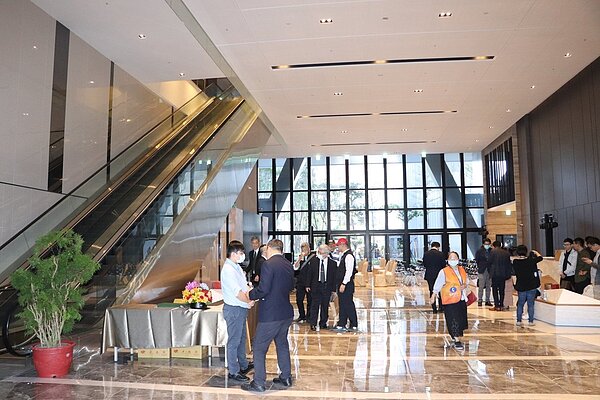 新店行政園區大廳。圖/聯合報系資料照