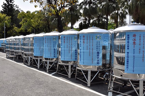 台中市再增9處臨時供水站。圖/台中市經發局提供