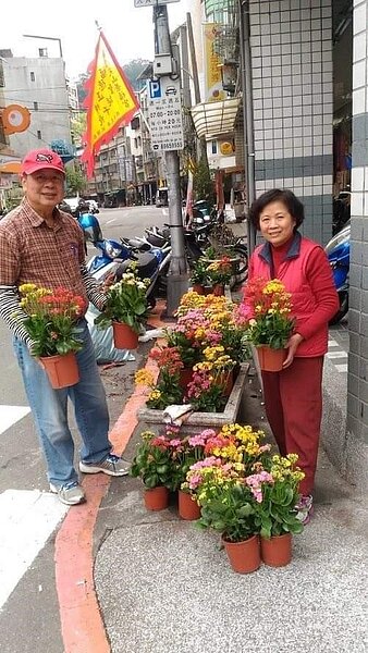 永平里花團錦簇，一片祥和。圖／記者吳素蘭攝影