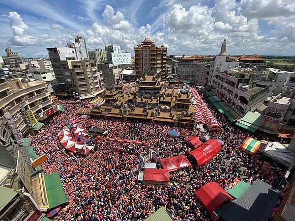白沙屯媽祖預定本月十六日抵達北港朝天宮。記者蔡維斌/翻攝