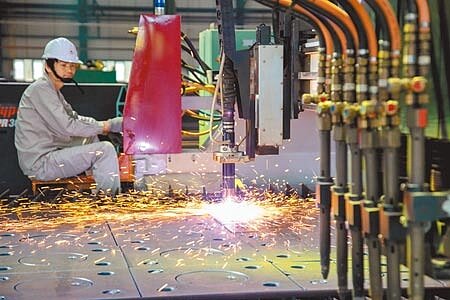 長榮鋼鐵為國內主要鋼構大廠，也是長榮集團旗下第5家掛牌上市公司。（本報資料照片）