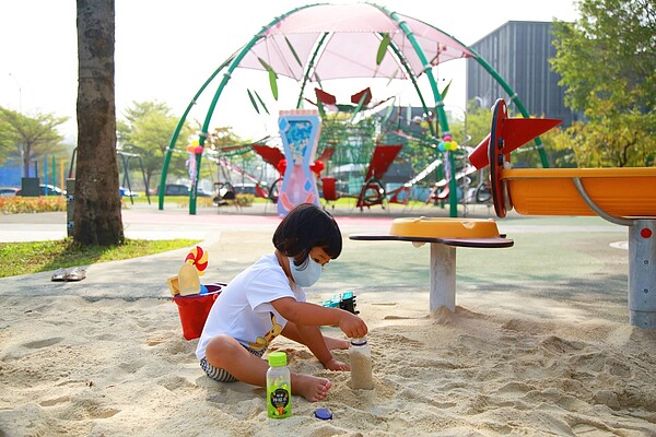 寓教於樂的水資源教室,台中黎新公園啟用。圖/台中市建設局提供