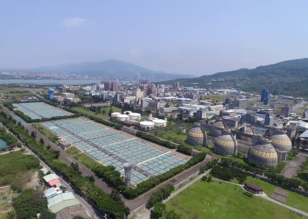 八里污水處理廠。圖／臺北市政府工務局衛生下水道工程處