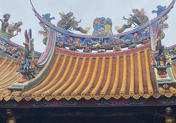 北埔慈天宮修復完成,19日舉行竣工典禮。圖/新竹縣政府提供