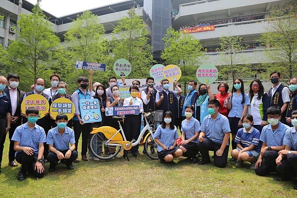 台中YouBike 2.0突破200站。圖/台中市政府提供
