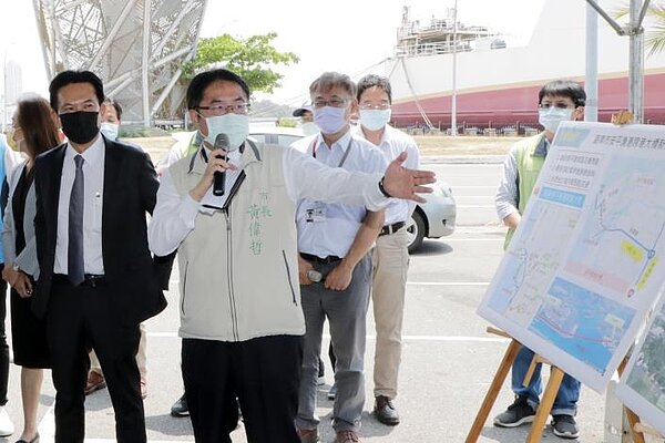 台南「安平漁港跨港大橋」耗資13.5億元,將於2021年動工興建。圖/台南市政府提供