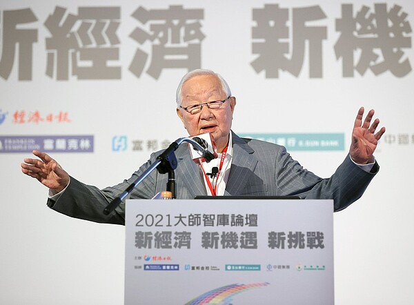 台積電創辦人張忠謀表示,台灣難以再創造台積電以外的另一座護國神山,至少他還沒看到。記者林澔一/攝影