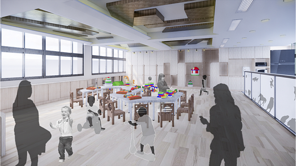 香山公托今夏招生,座落內湖國小享校園戶外空間。圖/新竹市社會處提供