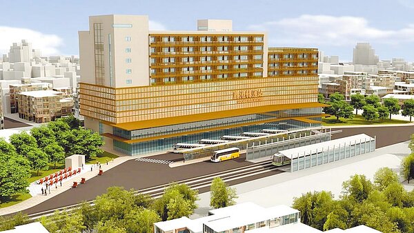 缺工嚴重,原物料上漲,挑戰重大公共工程的推動,備受矚目的鹿港轉運站,招商金額18億元,26日投開標流了標,縣府著手修改標案內容,希望1個月後再上網。(彰化縣政府提供/吳敏菁彰化傳真)