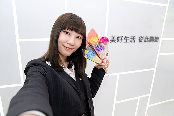 五種不同顏色各自代表不同寓意,傳遞五種不同的幸福。圖/永慶提供