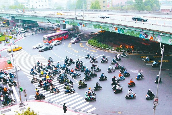 台北市公館圓環因設計動線複雜,被譏稱為「百慕達三角洲」。圖/聯合報系資料照