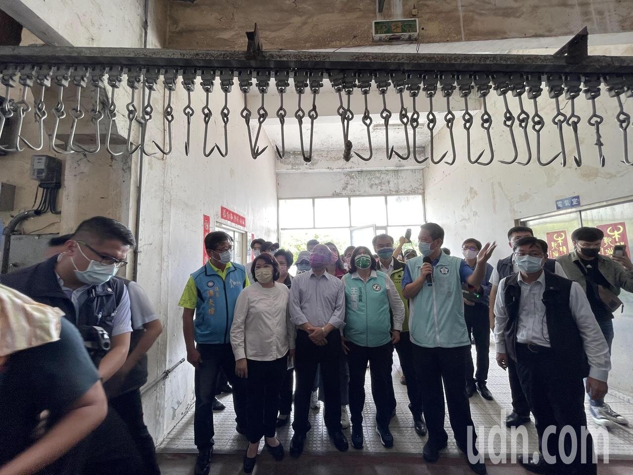 嘉義市肉品市場提報轉型現代化,包括更新屠宰線、新增冷鏈設備等預計1億6000萬元。圖/聯合資料照