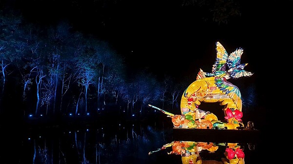 新竹光臨藝術節10日開展,科技燈飾現身3公園。圖/新竹市政府提供