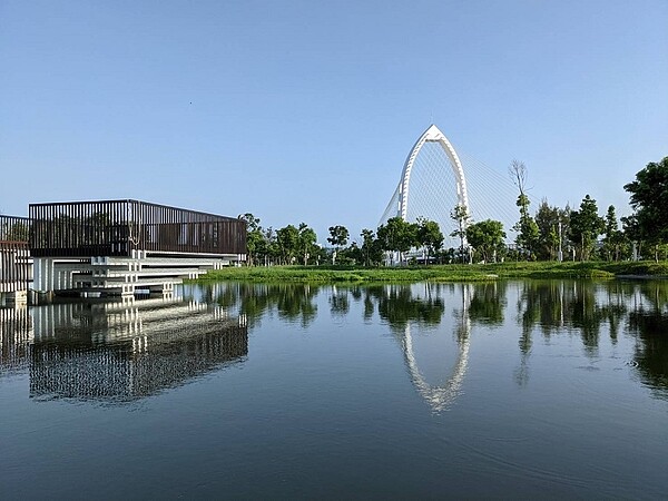 台中水湳中央公園所在的水湳經貿園區，在綠地、建設題材帶動下，房市話題性不斷。 圖／永慶不動產提供