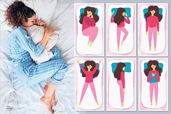 專家曝這些睡姿很傷身。圖/取自thesun