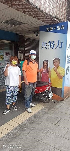 志錦里長對於南港里的大小事都十分盡心盡力。圖/取自南港里里長李志錦臉書