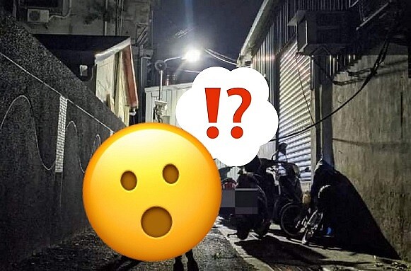 一名住在台北的網友在深夜返家時竟看到意想不到的奇景。圖/擷取自PTT