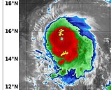 璨樹颱風眼出現這特徵　鄭明典：逼近最強等級強烈颱風