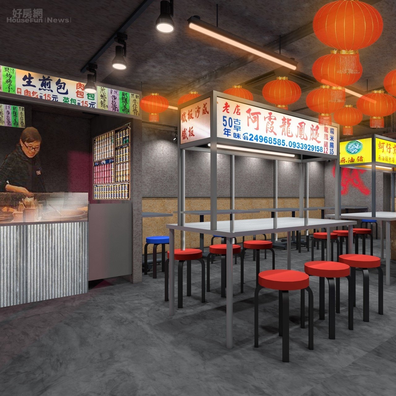 日本業者將在京都開設「熱烈觀光夜市」，提供台灣與亞洲各地的美食。圖／取自熱烈観光夜市