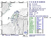 台北明顯搖晃！南投18：41規模5.6地震　最大震度4級