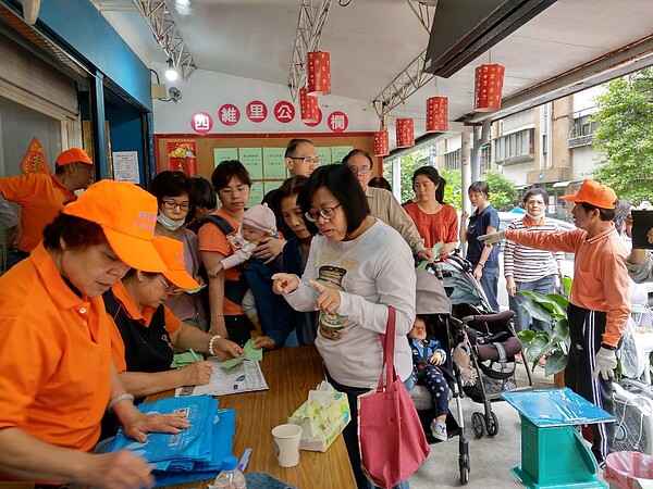 資源回收活動。圖/取自臺北鄰里服務網