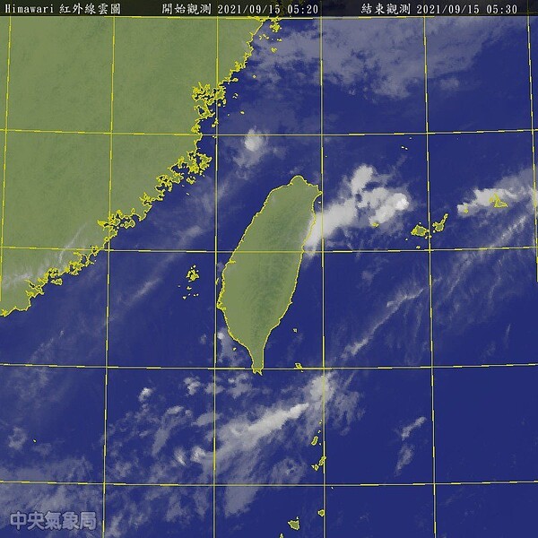 衛星雲圖。圖／氣象局