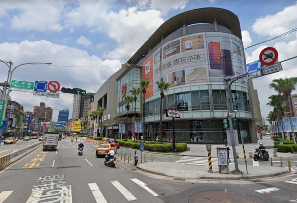 中和環球購物中心。翻攝自GoogleMap