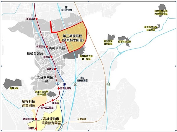 橋頭科學園區。圖／營建署提供