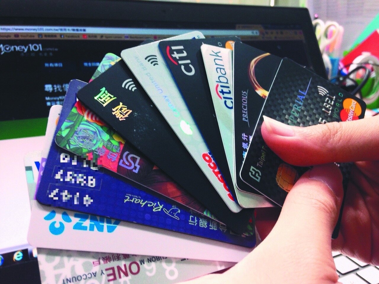 信用卡示意圖。本報資料照片