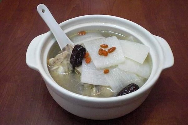 養生的山藥料理。圖/里長提供