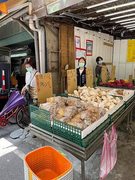 市場重視食安。圖/里長提供