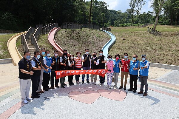 台3線浪漫愛情車站升級,合興森林愛情園區再進化。圖/新竹縣交旅處提供