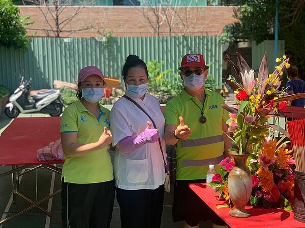 北投區大同里中元普渡。圖/取自「黃澤雙」臉書