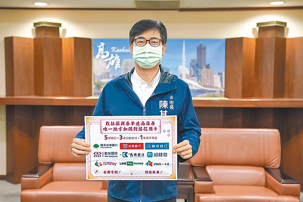 高市府搶攻振興五倍券大餅,推出「高雄開就賺」回饋1000元高雄券活動,還祭出電動車特斯拉抽獎。(高市府提供/柯宗緯高雄傳真)