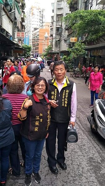 全板橋最資深里長林榮彩。圖/里長提供