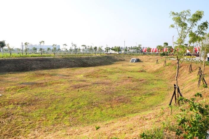 台南市永康區新設鹽行國中暨附近地區區段徵收工程，29日開放啟用。圖／台南市政府提供