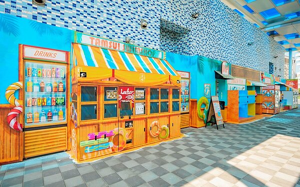 淡海輕軌打造藝術主題車站。圖/新北捷運公司提供