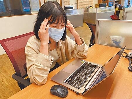 
全台約有200萬人罹患偏頭痛，平均每10人就有1人飽受偏頭痛所苦。（鄭郁蓁攝）
