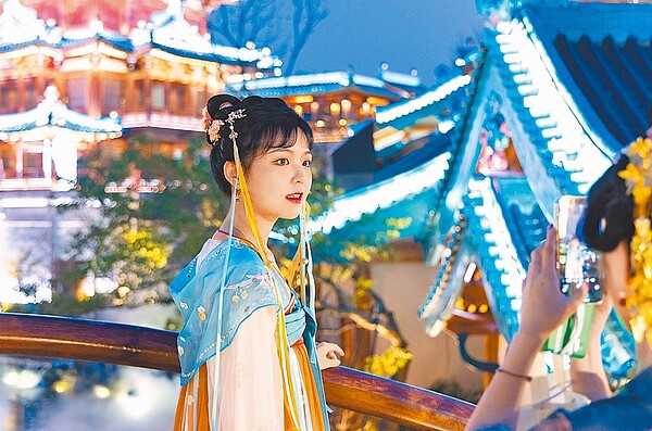 自拍館成為消費新寵。圖/中新社