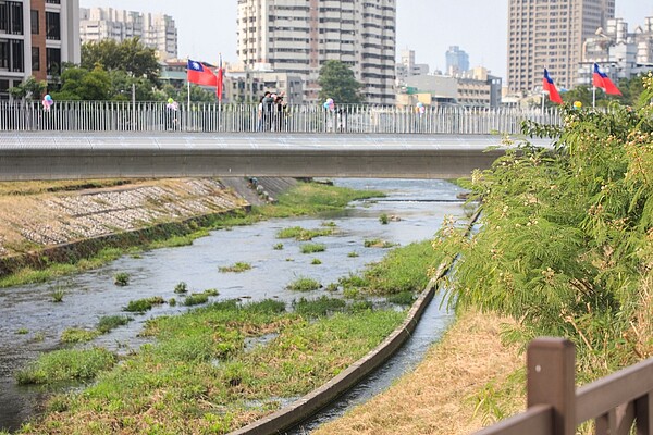 旱溪排水水利園區啟用。圖／台中市水利局提供