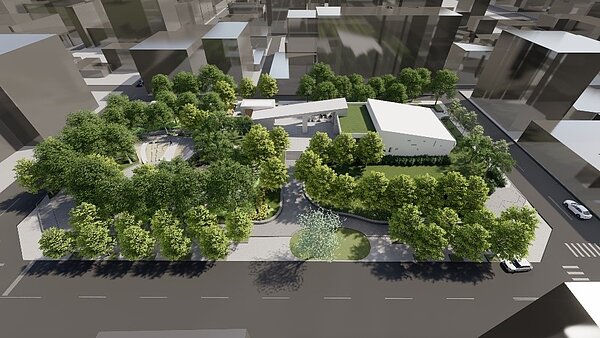 東區公兒30地下停車場111年開工,交通局召開說明會。圖/台中市交通局提供