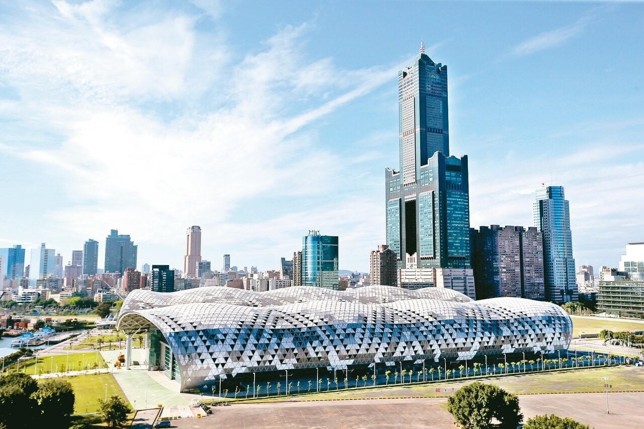 台積電設廠效應,帶動高雄房市暴漲。圖為高雄85大樓周邊地區。聯合報系資料照