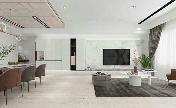 王子在IG分享客廳裝修後的畫面。圖/翻攝自邱勝翊IG