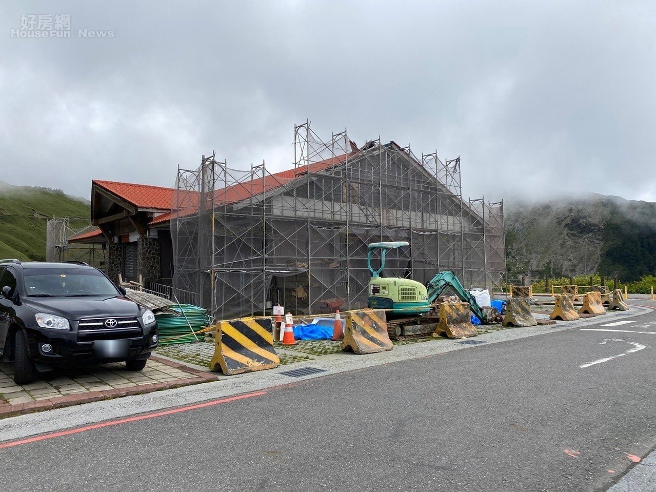昆陽派出所裁撤前曾是全國最高派出所,南投縣府整修改善,雪季時可派上用場。圖/聯合報記者江良誠攝
