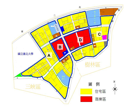 北大特區範圍包含三峽、樹林兩區。圖／翻攝自新北市政府
