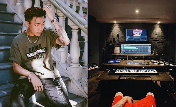 ØZI被投訴半夜放音樂到早上7點,鄰居一家人徹夜難眠。圖/截自ØZI ig