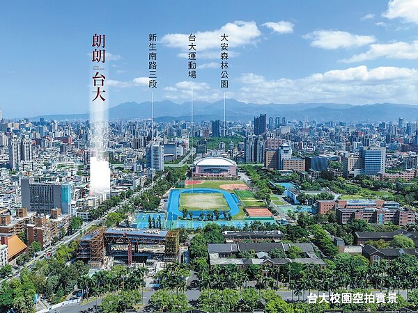 朗朗台大。廣編用