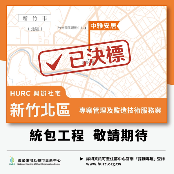 新竹市經國路與延平路的「三廠市場北側國防部土地」進度最快，國家住都中心著手「中雅安居」社會住宅新建統包工程，委託專案管理及監造勞務採購案已在9月10日決標。圖／記者張裕珍翻攝
