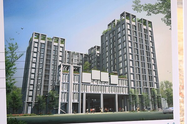 惠來厝段社宅模擬圖。圖／台中市政府提供